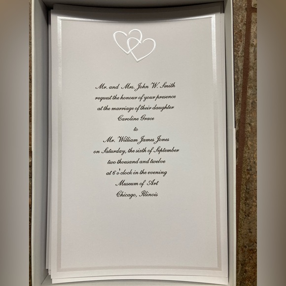 Wilton invitation set - Picture 2 of 10